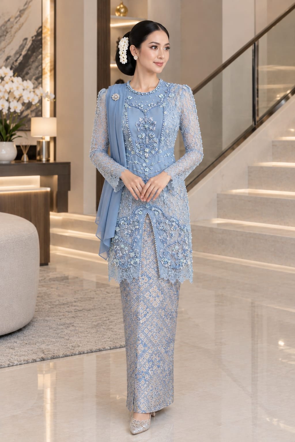 Koleksi Kebaya Modern Rustic Blue